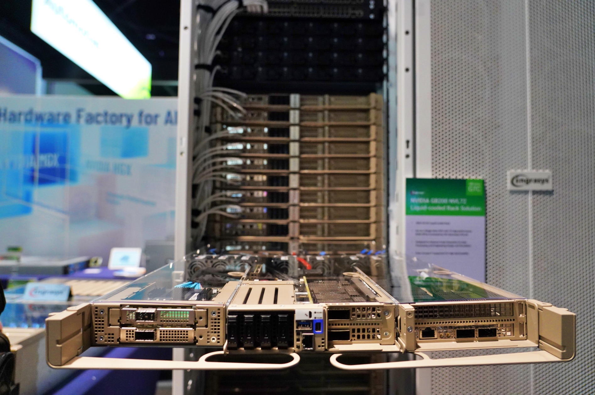 Hon Hai Technology Group Foxconn Showcases AI Solutions For Servers 