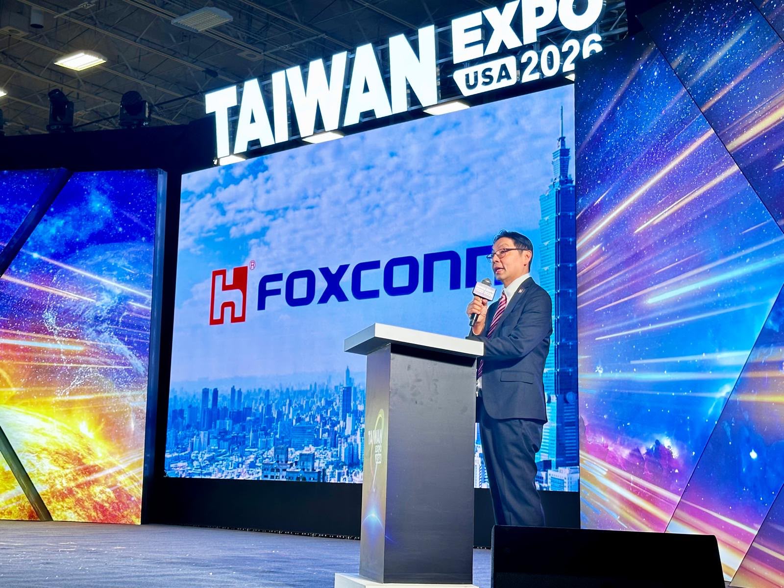Hon Hai USA GM Jerry Hsiao Delivers Key Note Speech at Taiwan Expo USA 2026 in Dallas, TX